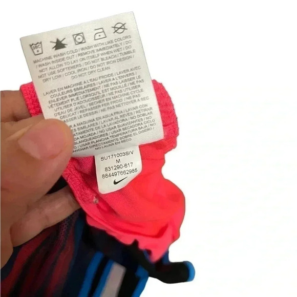 Nike Dri Fit Tempo Athletic Running Shorts Blue Trim Women’s Size Medium - Picture 7 of 10